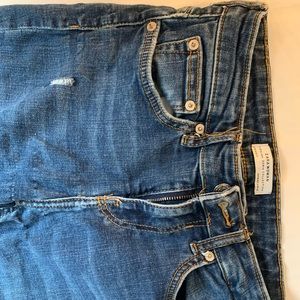 Zara dark wash skinny jeans